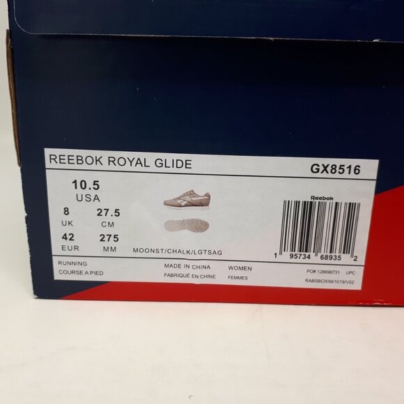 Reebok Royal Glide Classic Casual Walking Shoe Sneaker Gray Womens Size 10.5 US - Picture 10 of 12